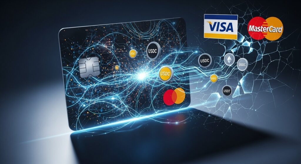 InfoCryptofr   Visa  Mastercard Cachent la Vérité sur les Cartes Crypto 
