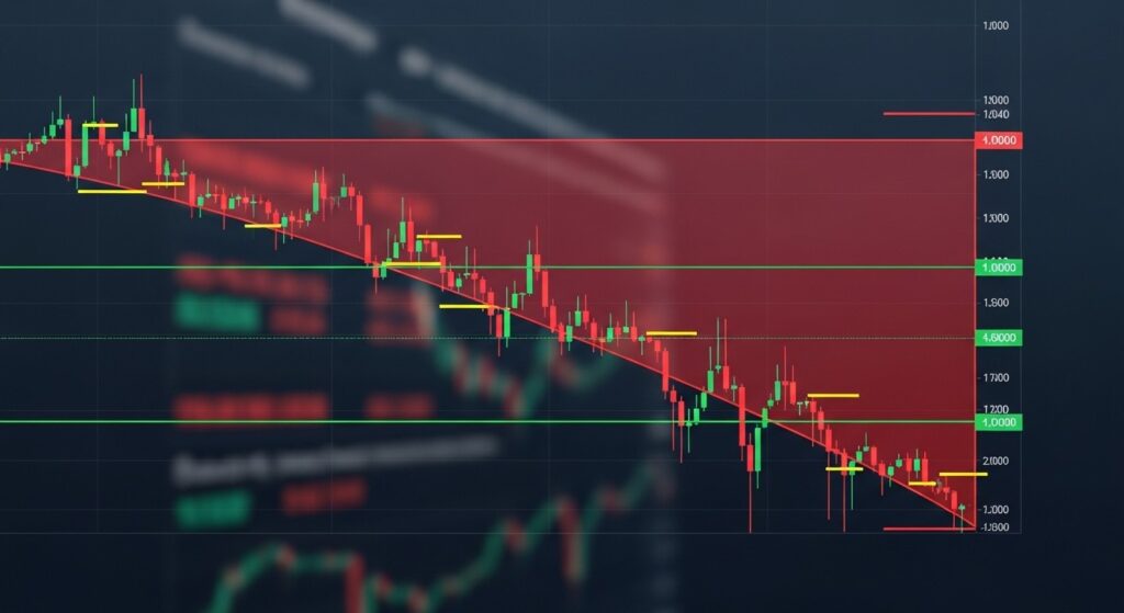 InfoCryptofr   XRP Coincé en Range  Le Canal Descendant Limite les Hausses