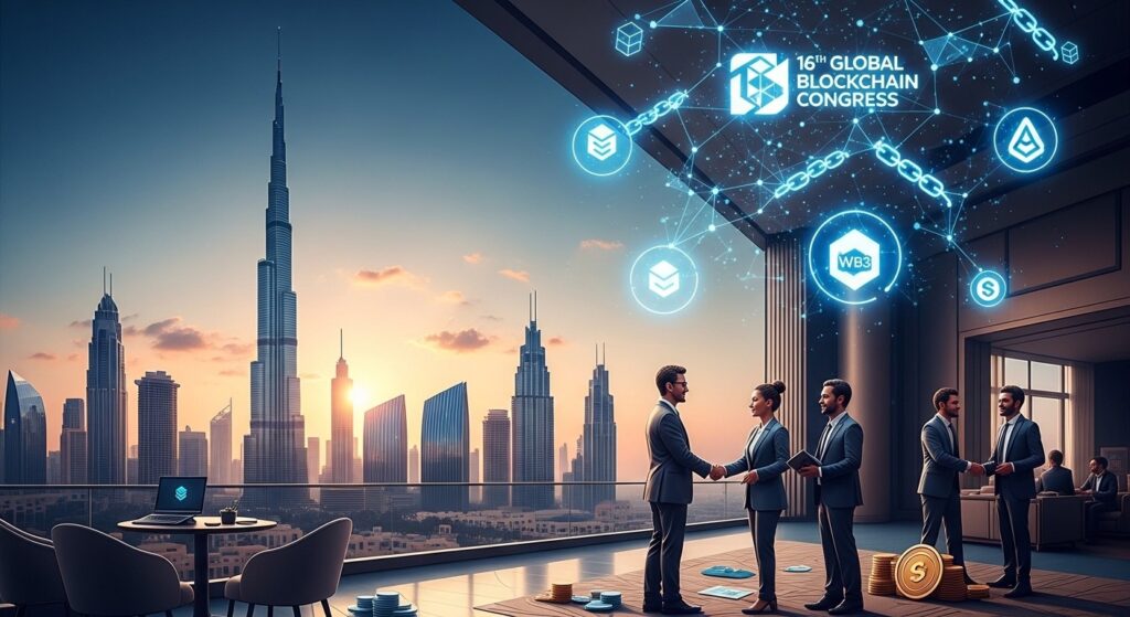 InfoCryptofr   16e Congrès Blockchain Mondial Revient à Dubaï