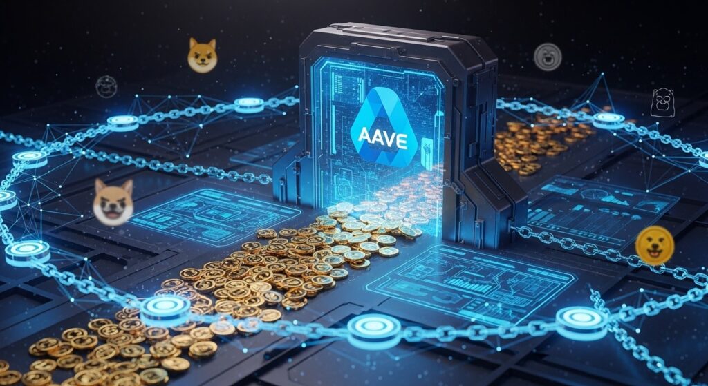 InfoCryptofr   Aave Record Utilisateurs  Lending DeFi Relance 