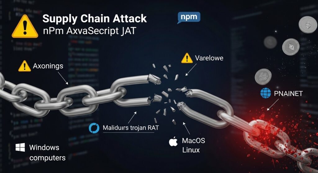 Alerte Sécurité : Axios Compromis par un Malware sur npm