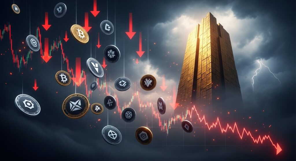 InfoCryptofr   Altcoins  38 près de leurs plus bas après  48 de capitalisation