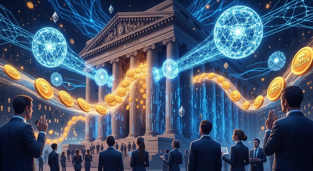 InfoCryptofr   Amundi Lance un Fonds Tokenisé de 100M$ sur Ethereum et Stellar