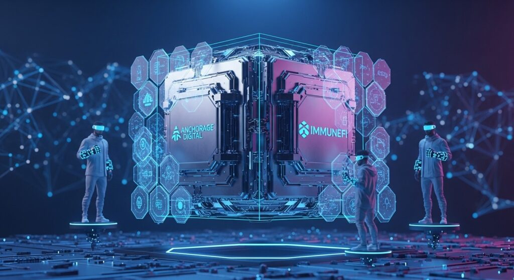 InfoCryptofr   Anchorage Digital Investit dans Immunefi