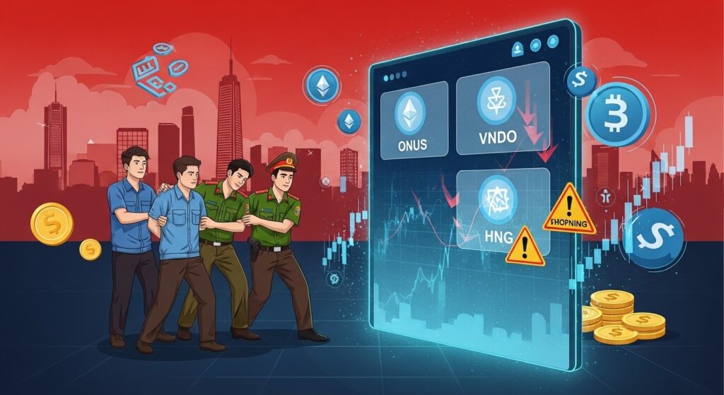 Arrestations au Vietnam dans l’Affaire ONUS : Fraude Crypto Éclate au Grand Jour - InfoCrypto.fr InfoCryptofr Arrestations au Vietnam dans lAffaire ONUS Fraude Crypto Éclate au Grand Jour