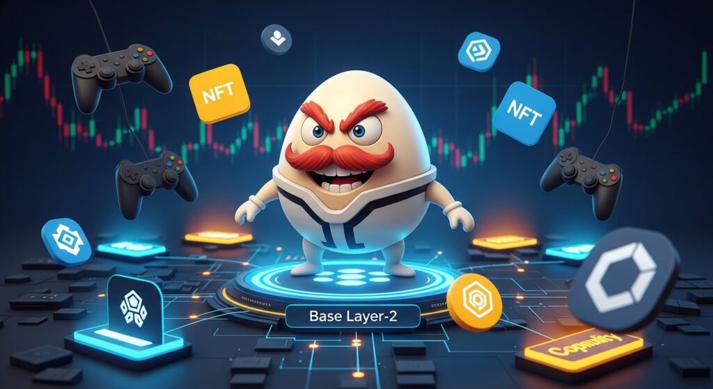 InfoCryptofr   Based Eggman  Le Nouveau Memecoin Qui Monte sur Base