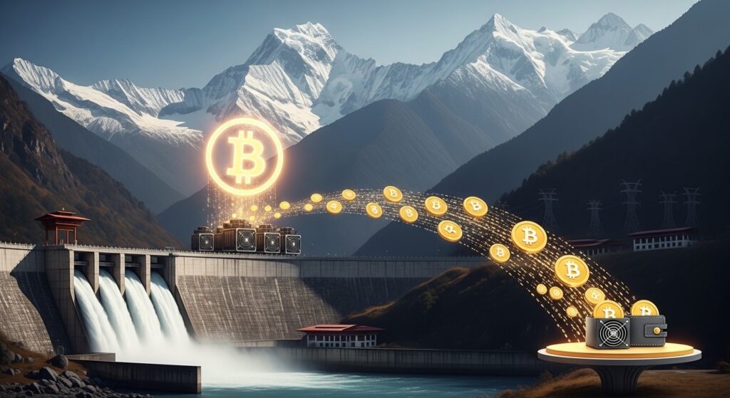 InfoCryptofr   Bhutan Transfère 11 M$ en Bitcoin  Nouveaux Mouvements Souverains