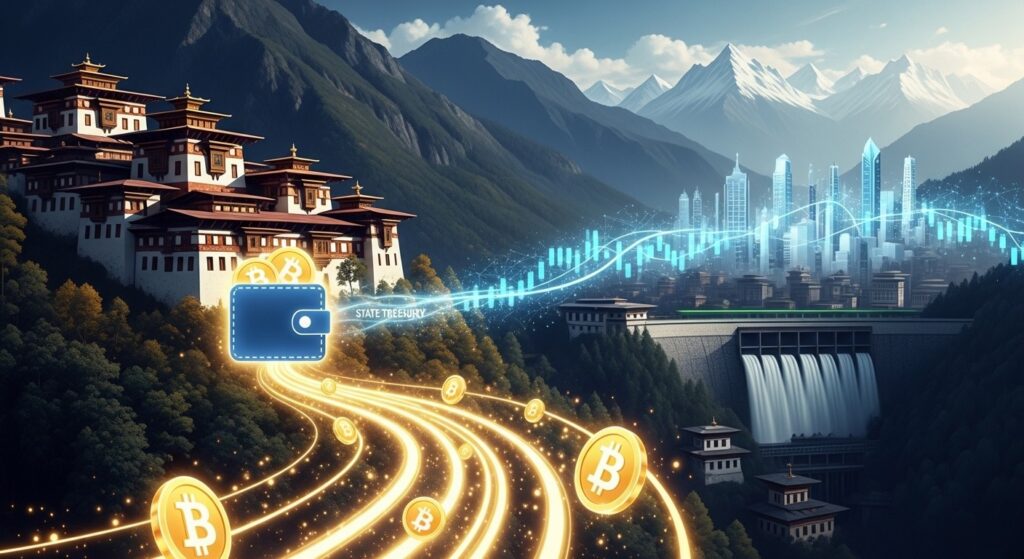 InfoCryptofr   Bhutan Transfère Plus de Bitcoin  Sorties dÉtat en Hausse en Mars