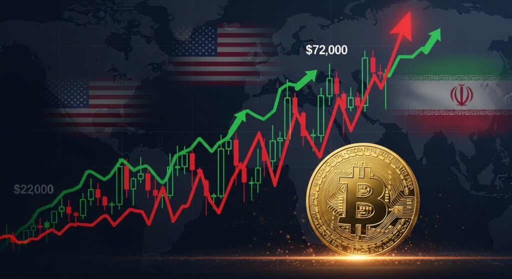 Bitcoin à un Sommet Hebdomadaire Malgré les Tensions USA-Iran - InfoCrypto.fr InfoCryptofr Bitcoin à un Sommet Hebdomadaire Malgré les Tensions USA Iran