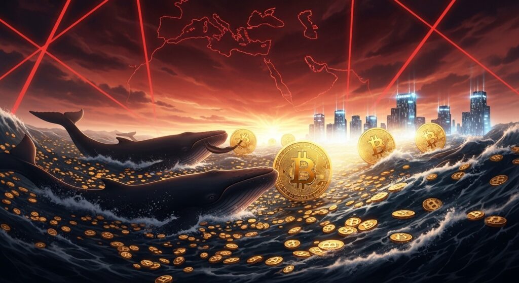 InfoCryptofr   Bitcoin  Baleines Déplacent des Millions Alors que lIran Sembrase