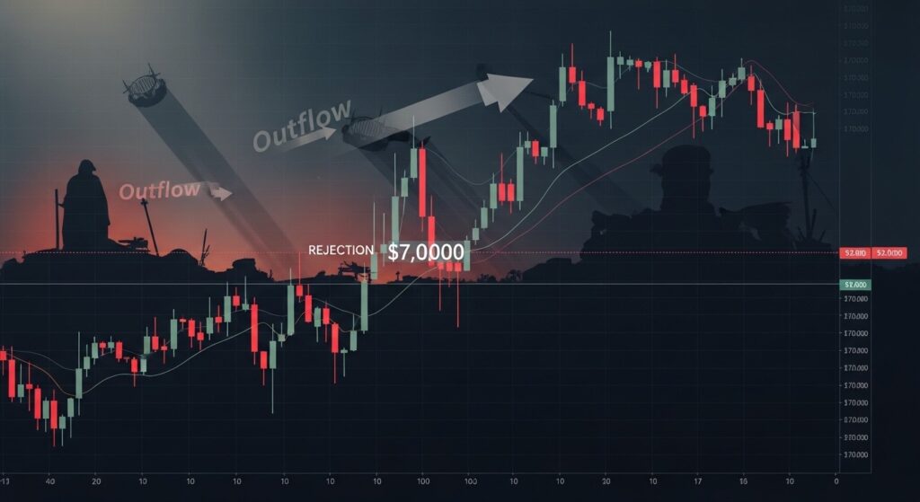 InfoCryptofr   Bitcoin Bloqué Sous 70 000 $  Les 4 Obstacles Majeurs