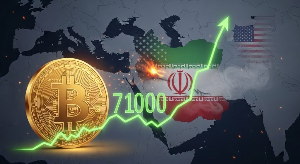 InfoCryptofr   Bitcoin Remonte à 71 000 $ Après Annonce Trump