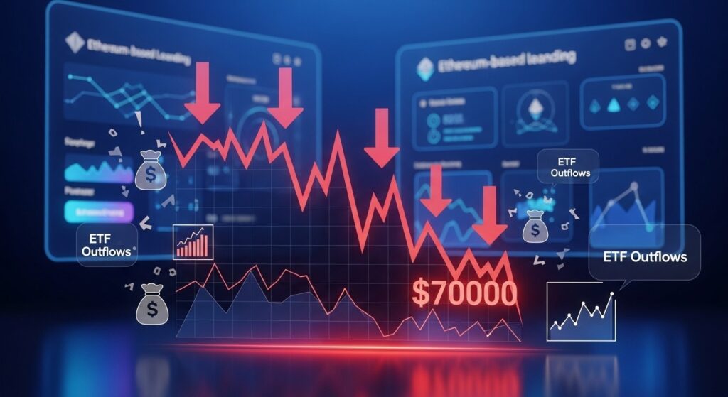 InfoCryptofr   Bitcoin Sous Pression et Mutuum Finance en Plein Essor
