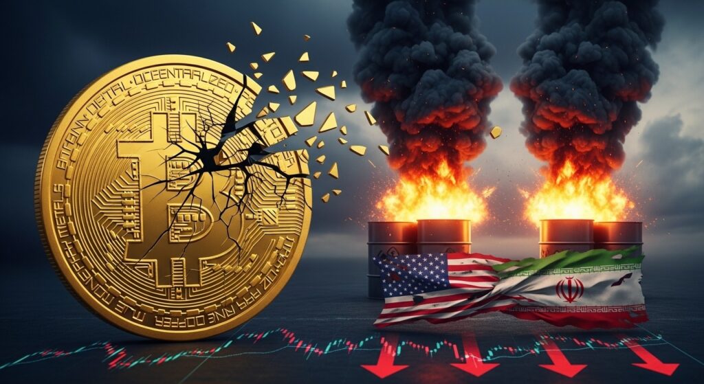Bitcoin sous Pression : Pétrole +6% et Tensions USA-Iran - InfoCrypto.fr InfoCryptofr Bitcoin sous Pression Pétrole +6 et Tensions USA Iran