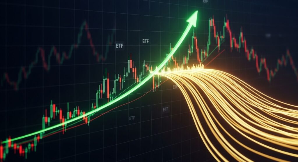 InfoCryptofr   Bitcoin vise la sortie haussière du canal haussier