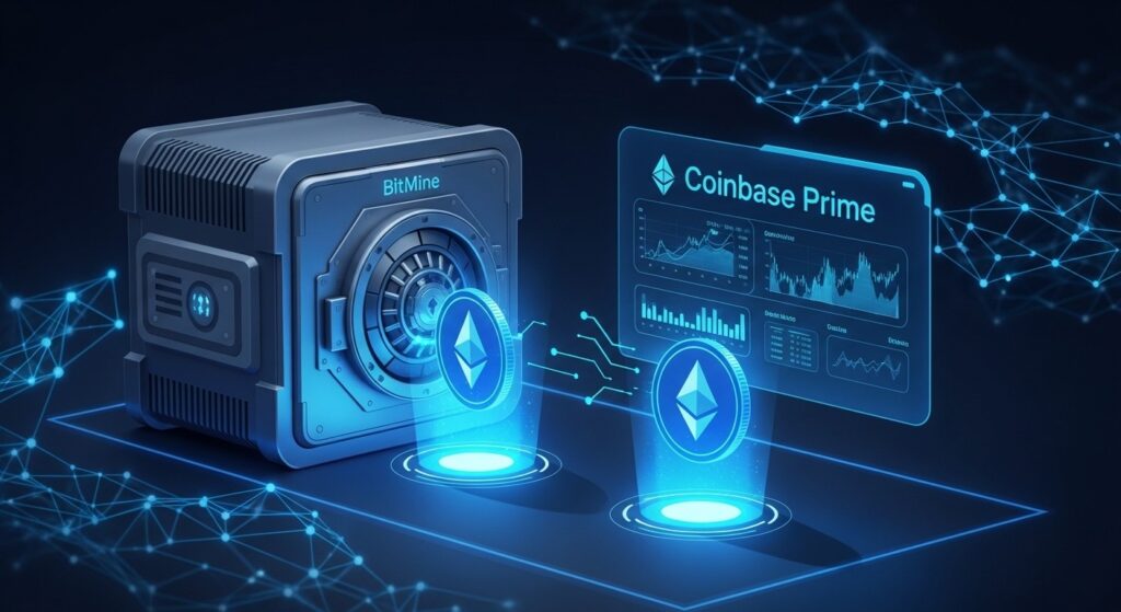 InfoCryptofr   BitMine Transfère 9600 ETH vers Coinbase Prime