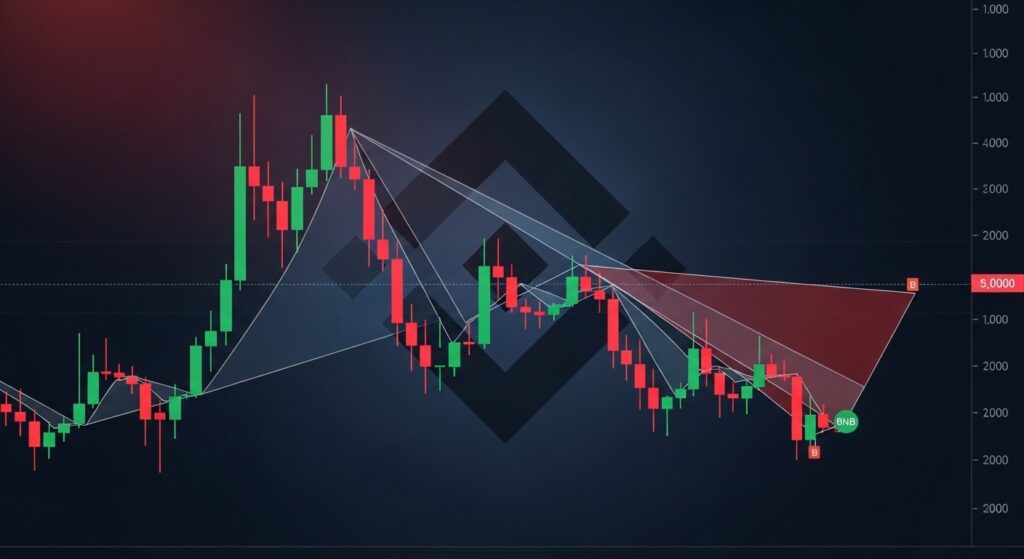 InfoCryptofr   BNB Prix Risque Correction Après Cassure Wedge