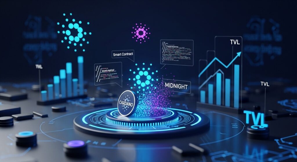 InfoCryptofr   Cardano Accélère avec Plutus v158 ADA en Attente