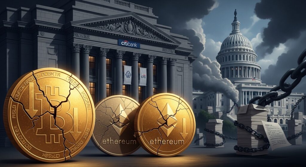 InfoCryptofr   Citibank Réduit Ses Objectifs Bitcoin et Ethereum