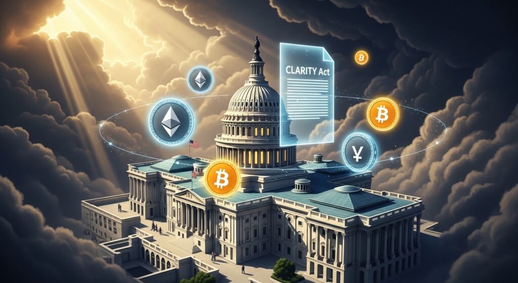 InfoCryptofr   CLARITY Act 2026  Rebond Crypto Prévu en Seconde Partie