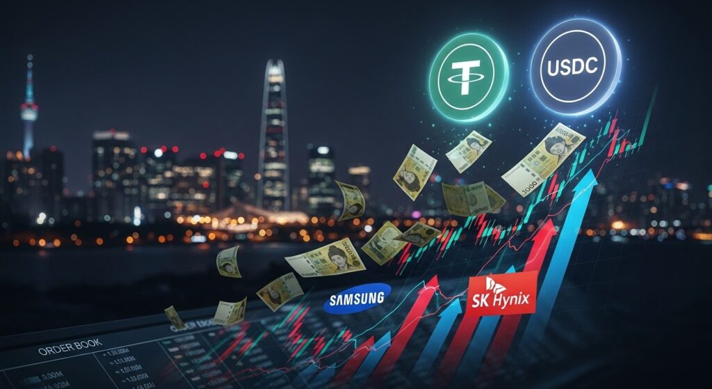 InfoCryptofr   Corée du Sud  Liquidité Crypto en Chute Libre de 55 