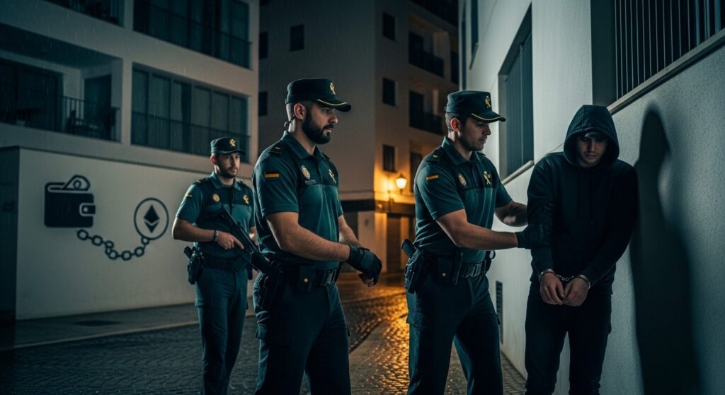 Crypto-Rapt : Suspect Ledger Arrêté en Espagne - InfoCrypto.fr InfoCryptofr Crypto Rapt Suspect Ledger Arrêté en Espagne