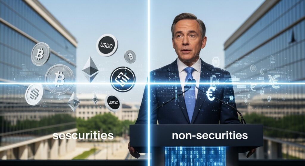 InfoCryptofr   Crypto US  Paul Atkins Fixe un Cadre Provisoire