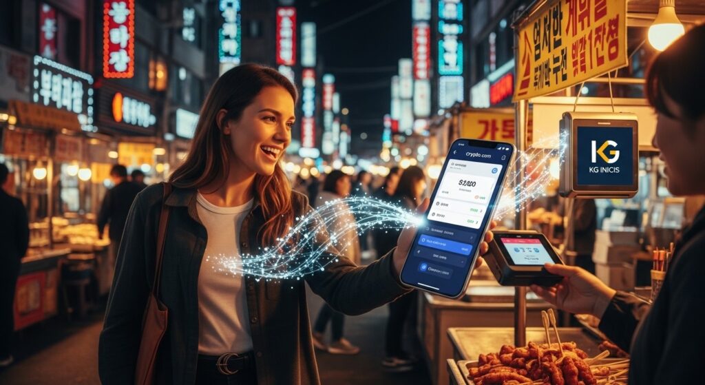 InfoCryptofr   Cryptocom sallie à KG Inicis en Corée du Sud