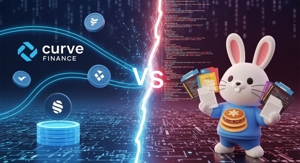 InfoCryptofr   Curve Finance accuse PancakeSwap de plagiat de code