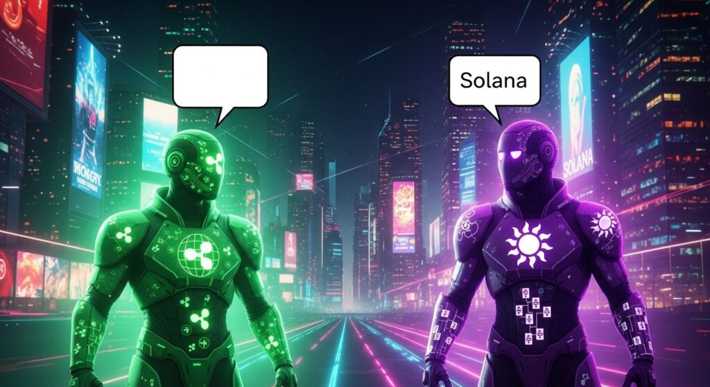 InfoCryptofr   David Schwartz Lance la Guerre des Memes XRP Solana