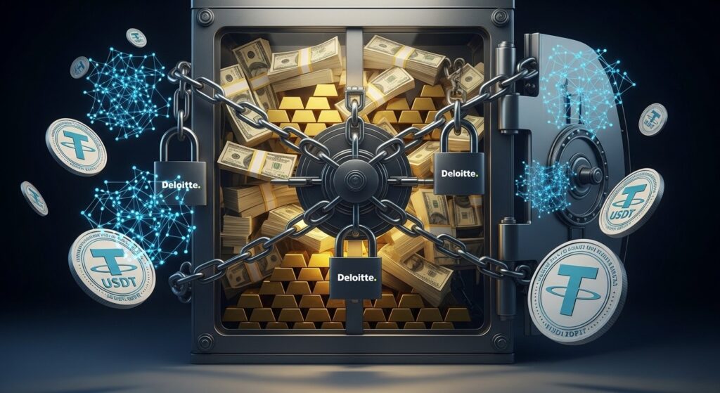 InfoCryptofr   Deloitte Valide les Réserves USAT  Impact sur Tether