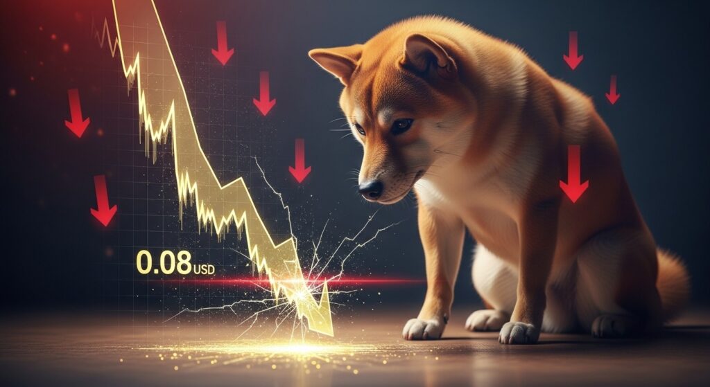 Dogecoin Risque Capitulation Sous 0,08 $ - InfoCrypto.fr InfoCryptofr Dogecoin Risque Capitulation Sous 008 $