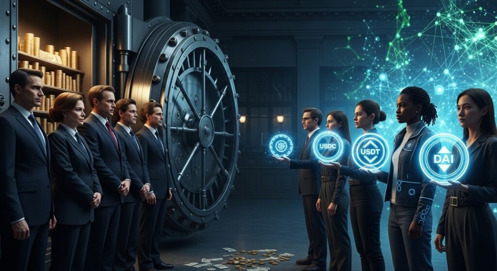 InfoCryptofr   Eric Trump Dénonce les Banques sur les Stablecoins