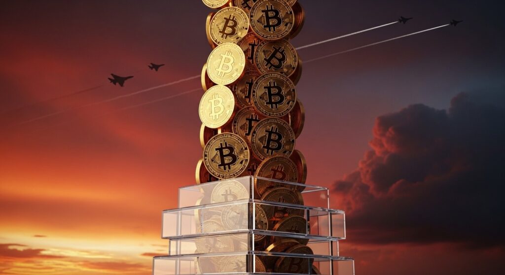 InfoCryptofr   ETF Bitcoin  458 M$ dentrées malgré les tensions Iran