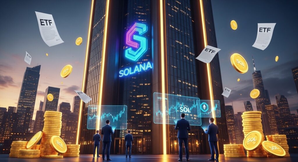 InfoCryptofr   ETF Solana  Goldman Sachs et Electric Capital Investissent Massivement