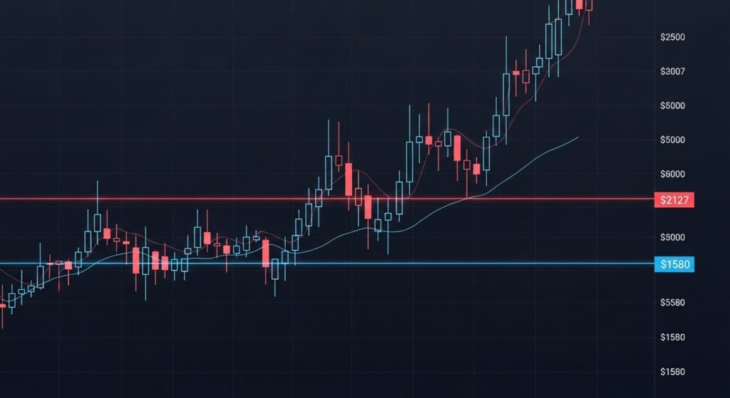 InfoCryptofr   Ethereum Bloqué en Range  Résistance à 2127 $ en Vue