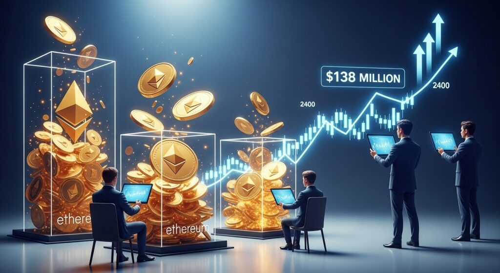 InfoCryptofr   Ethereum ETFs  Afflux Record ETH Vers 2400$ 