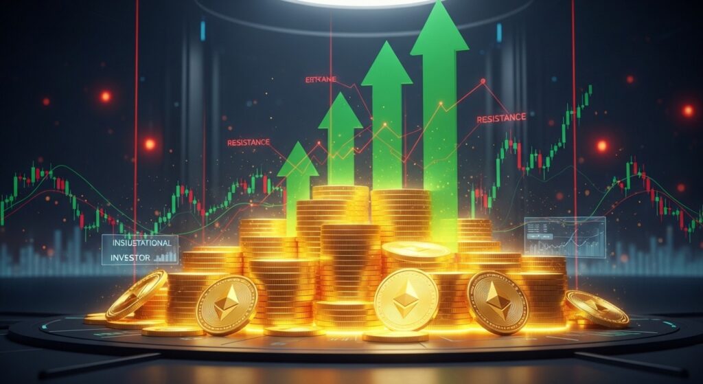 InfoCryptofr   Ethereum grimpe  BitMine vise 46M ETH