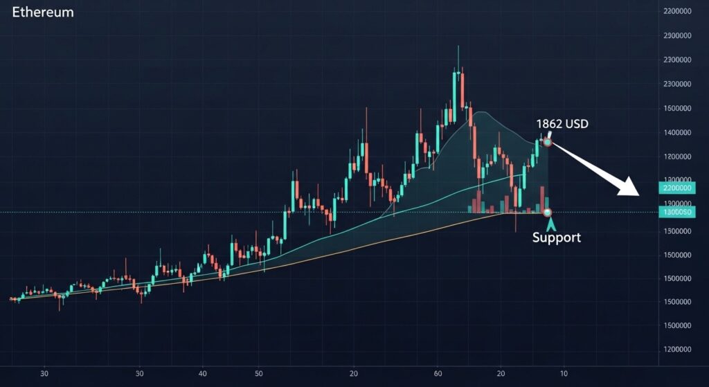 InfoCryptofr   Ethereum vise 2200 $  Structure haussière confirmée