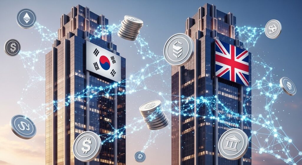 InfoCryptofr   Hana Financial et Standard Chartered sallient sur les cryptos