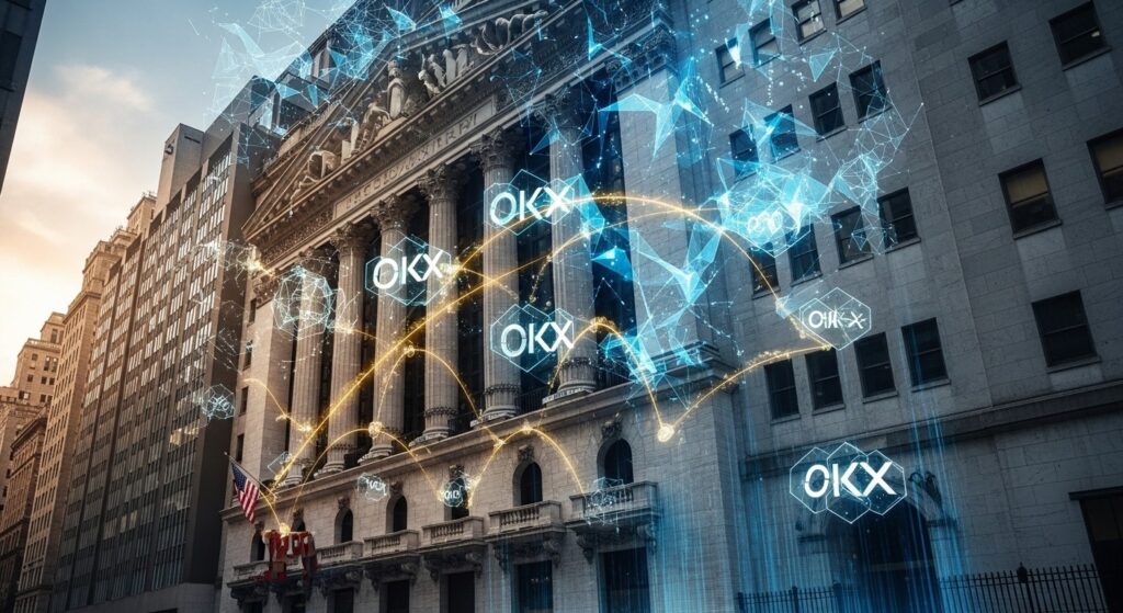 InfoCryptofr   ICE entre au capital dOKX pour 25 milliards