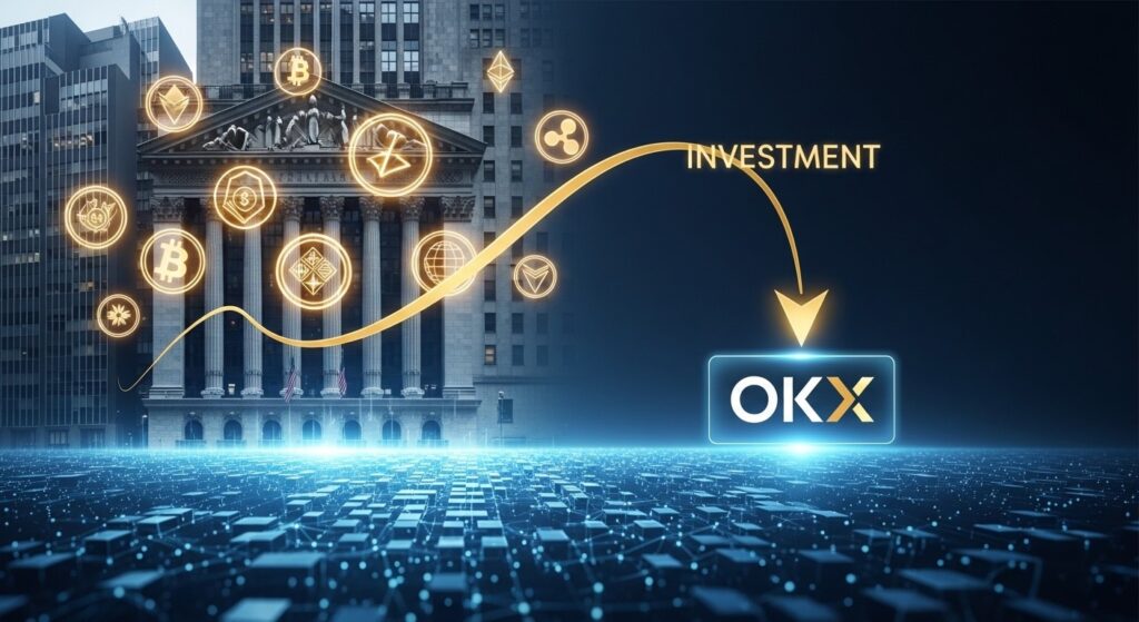 InfoCryptofr   ICE Investit dans OKX à 25 Milliards $
