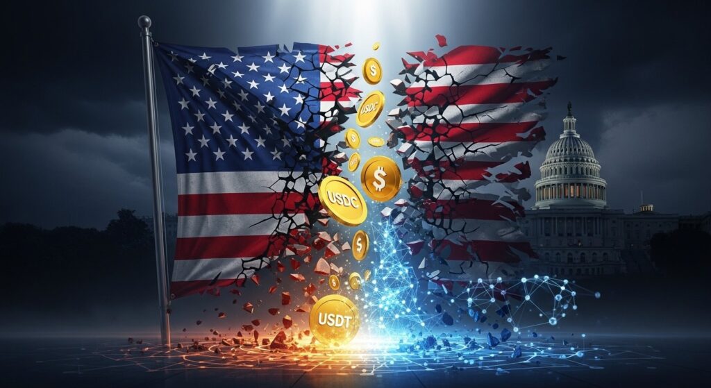 InfoCryptofr   Interdiction des rendements sur stablecoins aux USA 