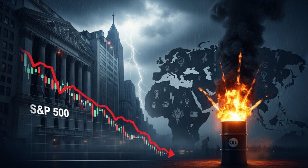 InfoCryptofr   JPMorgan alerte sur le SP 500 et le pétrole à plus de 110$