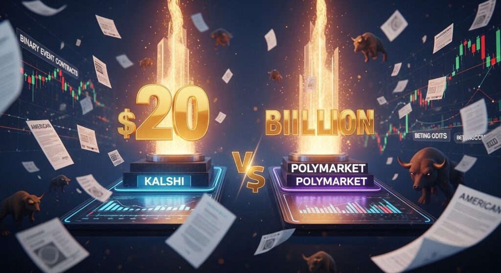 Kalshi et Polymarket Viseront 20 Milliards - InfoCrypto.fr InfoCryptofr Kalshi et Polymarket Viseront 20 Milliards