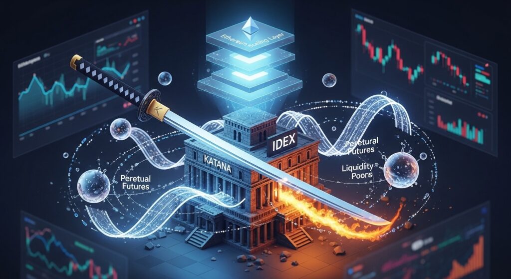 InfoCryptofr   Katana Acquiert IDEX Et Lance Sa Plateforme Native De Perpétuels
