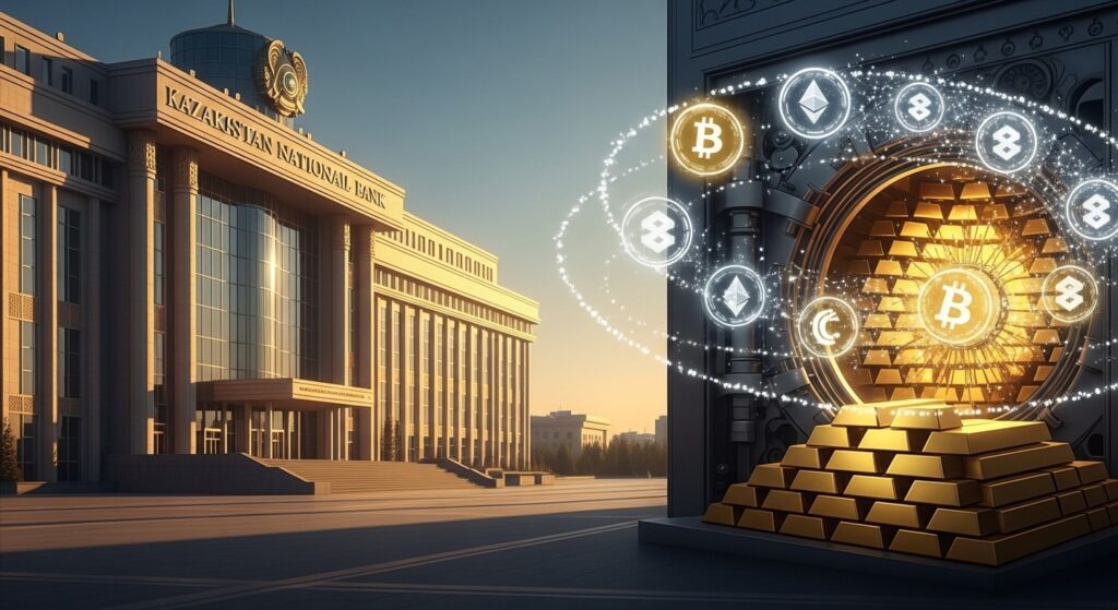 InfoCryptofr   La Banque Centrale du Kazakhstan entre dans le club crypto