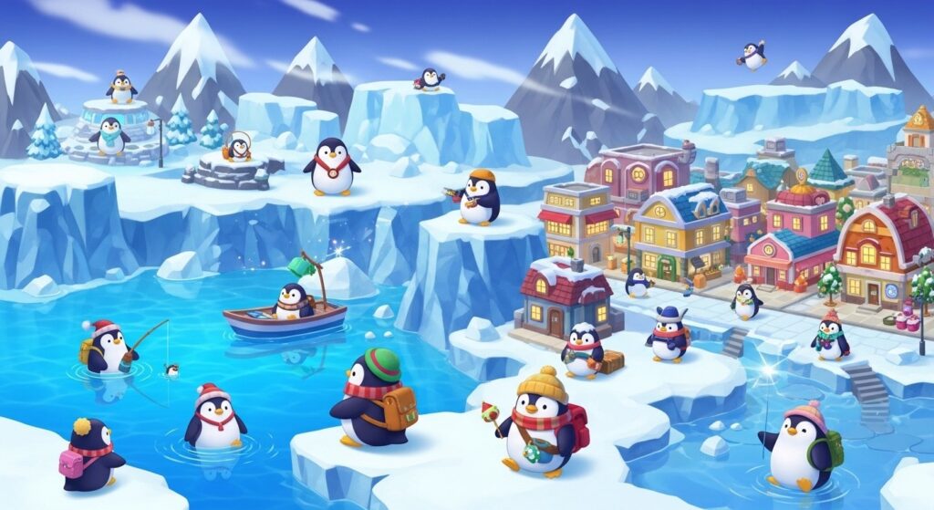 InfoCryptofr   Lancement Pudgy World Boost PENGU