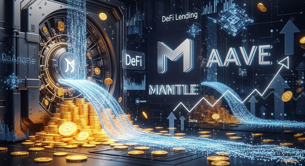 InfoCryptofr   Mantle et Aave dépassent 1 milliard  lessor fulgurant de DeFi