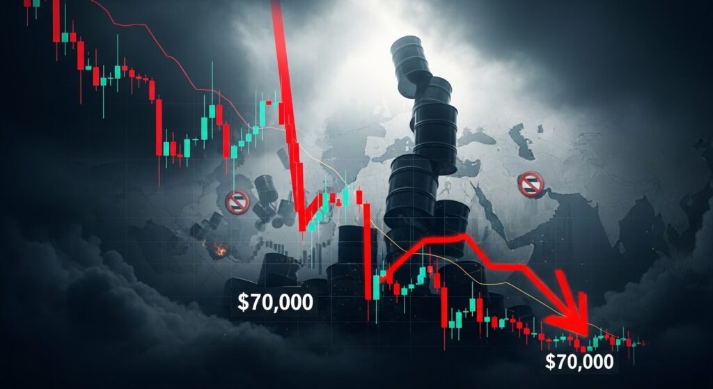 InfoCryptofr   Marché Crypto  Bitcoin Sous les 70 000 $